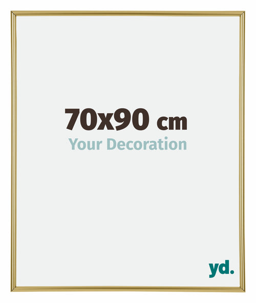 Annecy Plastica Cornice 70x90cm Oro Davanti Dimensione | Yourdecoration.it