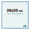 Austin Alluminio Cornice 20x20cm Acciaio Blu Davanti Dimensione | Yourdecoration.it
