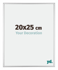 Austin Alluminio Cornice 20x25cm Argento Lucido Davanti Dimensione | Yourdecoration.it