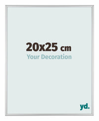 Austin Alluminio Cornice 20x25cm Argento Opaco Davanti Dimensione | Yourdecoration.it