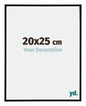 Austin Alluminio Cornice 20x25cm Nero Opaco Davanti Dimensione | Yourdecoration.it