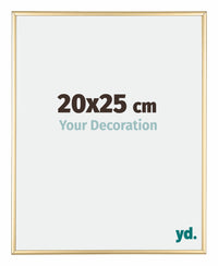 Austin Alluminio Cornice 20x25cm Oro Lucido Davanti Dimensione | Yourdecoration.it