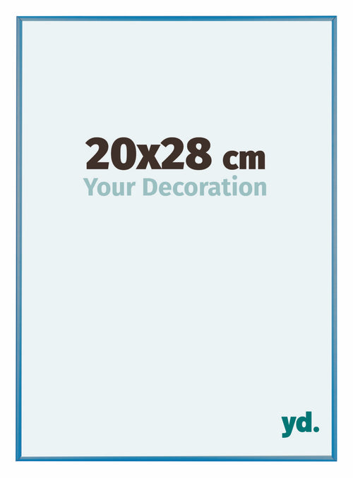 Austin Alluminio Cornice 20x28cm Acciaio Blu Davanti Dimensione | Yourdecoration.it