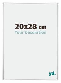 Austin Alluminio Cornice 20x28cm Argento Lucido Davanti Dimensione | Yourdecoration.it