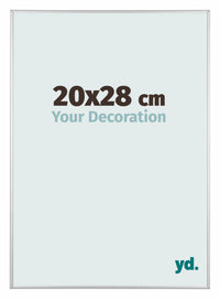 Austin Alluminio Cornice 20x28cm Argento Opaco Davanti Dimensione | Yourdecoration.it