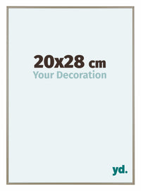 Austin Alluminio Cornice 20x28cm Champagne Davanti Dimensione | Yourdecoration.it