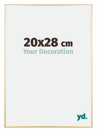Austin Alluminio Cornice 20x28cm Oro Lucido Davanti Dimensione | Yourdecoration.it