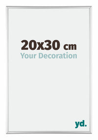 Austin Alluminio Cornice 20x30cm Argento Lucido Davanti Dimensione | Yourdecoration.it