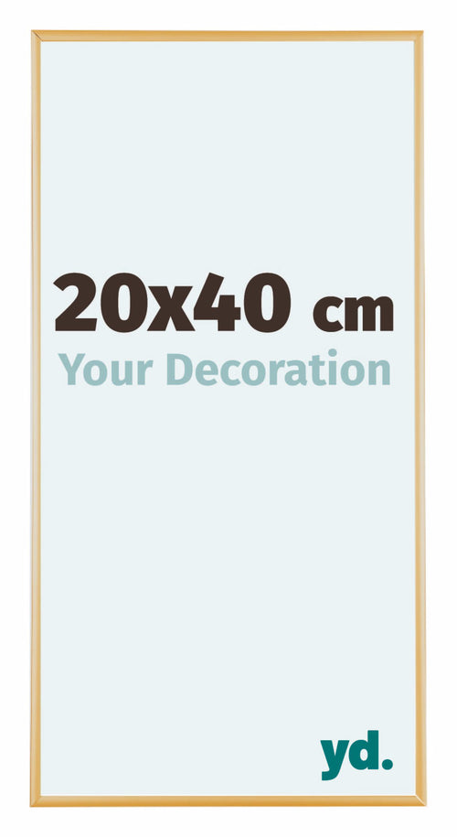 Austin Alluminio Cornice 20x40cm Oro Vintage Davanti Dimensione | Yourdecoration.it