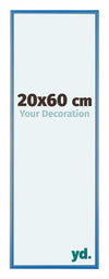 Austin Alluminio Cornice 20x60cm Acciaio Blu Davanti Dimensione | Yourdecoration.it