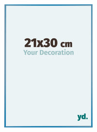 Austin Alluminio Cornice 21x30cm Acciaio Blu Davanti Dimensione | Yourdecoration.it