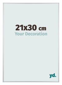 Austin Alluminio Cornice 21x30cm Argento Opaco Davanti Dimensione | Yourdecoration.it