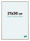 Austin Alluminio Cornice 21x30cm Champagne Davanti Dimensione | Yourdecoration.it