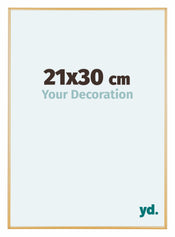 Austin Alluminio Cornice 21x30cm Oro Vintage Davanti Dimensione | Yourdecoration.it