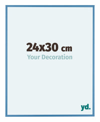 Austin Alluminio Cornice 24x30cm Acciaio Blu Davanti Dimensione | Yourdecoration.it