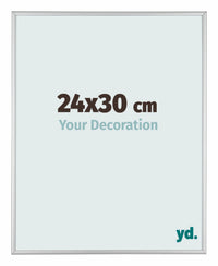 Austin Alluminio Cornice 24x30cm Argento Opaco Davanti Dimensione | Yourdecoration.it