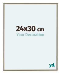 Austin Alluminio Cornice 24x30cm Champagne Davanti Dimensione | Yourdecoration.it