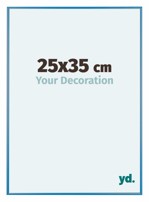 Austin Alluminio Cornice 25x35cm Acciaio Blu Davanti Dimensione | Yourdecoration.it