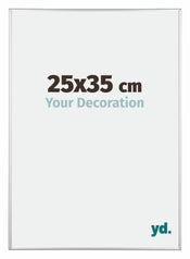 Austin Alluminio Cornice 25x35cm Argento Lucido Davanti Dimensione | Yourdecoration.it