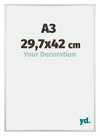 Austin Alluminio Cornice 29 7x42cm A3 Argento Lucido Davanti Dimensione | Yourdecoration.it