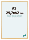 Austin Alluminio Cornice 29 7x42cm A3 Oro Vintage Davanti Dimensione | Yourdecoration.it