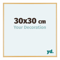 Austin Alluminio Cornice 30x30cm Oro Vintage Davanti Dimensione | Yourdecoration.it