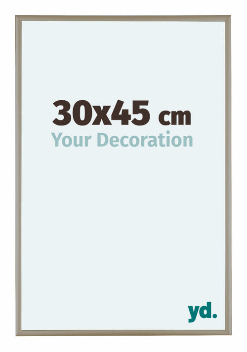 Austin Alluminio Cornice 30x45cm Champagne Davanti Dimensione | Yourdecoration.it