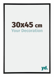 Austin Alluminio Cornice 30x45cm Nero Lucente Davanti Dimensione | Yourdecoration.it