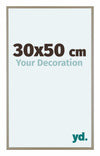 Austin Alluminio Cornice 30x50cm Champagne Davanti Dimensione | Yourdecoration.it