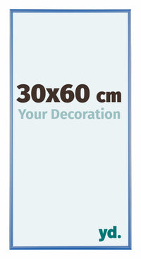Austin Alluminio Cornice 30x60cm Acciaio Blu Davanti Dimensione | Yourdecoration.it