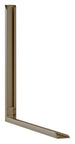 Austin Alluminio Cornice 33x98cm Champagne Dettaglio Intersezione | Yourdecoration.it