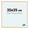 Austin Alluminio Cornice 35x35cm Oro Vintage Davanti Dimensione | Yourdecoration.it