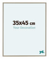 Austin Alluminio Cornice 35x45cm Champagne Davanti Dimensione | Yourdecoration.it