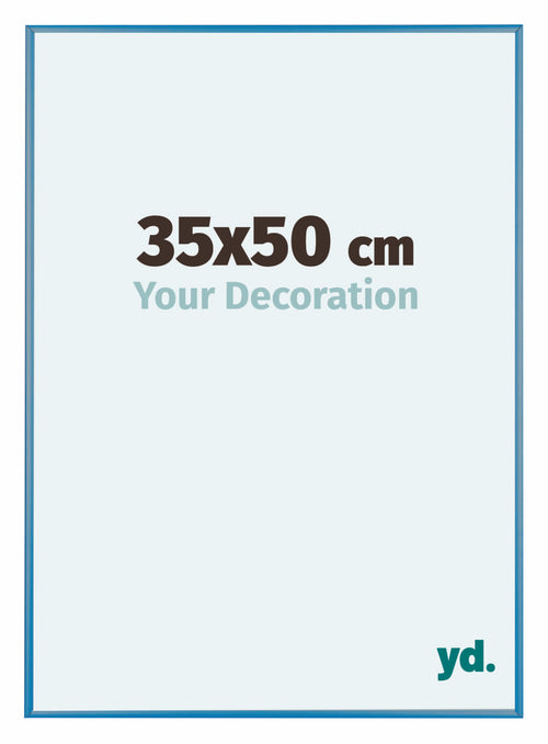 Austin Alluminio Cornice 35x50cm Acciaio Blu Davanti Dimensione | Yourdecoration.it