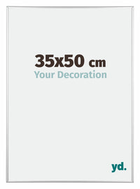 Austin Alluminio Cornice 35x50cm Argento Lucido Davanti Dimensione | Yourdecoration.it