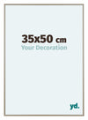 Austin Alluminio Cornice 35x50cm Champagne Davanti Dimensione | Yourdecoration.it