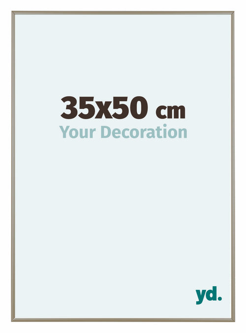 Austin Alluminio Cornice 35x50cm Champagne Davanti Dimensione | Yourdecoration.it