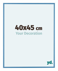 Austin Alluminio Cornice 40x45cm Acciaio Blu Davanti Dimensione | Yourdecoration.it