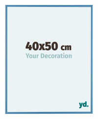 Austin Alluminio Cornice 40x50cm Acciaio Blu Davanti Dimensione | Yourdecoration.it