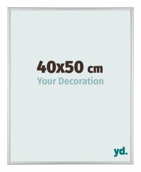 Austin Alluminio Cornice 40x50cm Argento Opaco Davanti Dimensione | Yourdecoration.it