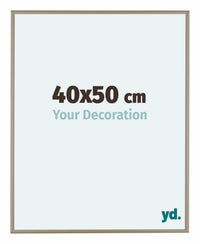 Austin Alluminio Cornice 40x50cm Champagne Davanti Dimensione | Yourdecoration.it