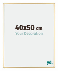Austin Alluminio Cornice 40x50cm Oro Lucido Davanti Dimensione | Yourdecoration.it