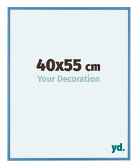 Austin Alluminio Cornice 40x55cm Acciaio Blu Davanti Dimensione | Yourdecoration.it