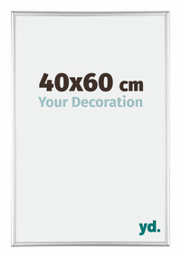 Austin Alluminio Cornice 40x60cm Argento Lucido Davanti Dimensione | Yourdecoration.it