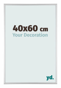 Austin Alluminio Cornice 40x60cm Argento Opaco Davanti Dimensione | Yourdecoration.it