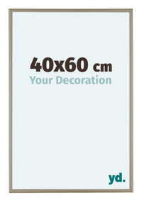 Austin Alluminio Cornice 40x60cm Champagne Davanti Dimensione | Yourdecoration.it