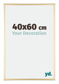 Austin Alluminio Cornice 40x60cm Oro Lucido Davanti Dimensione | Yourdecoration.it