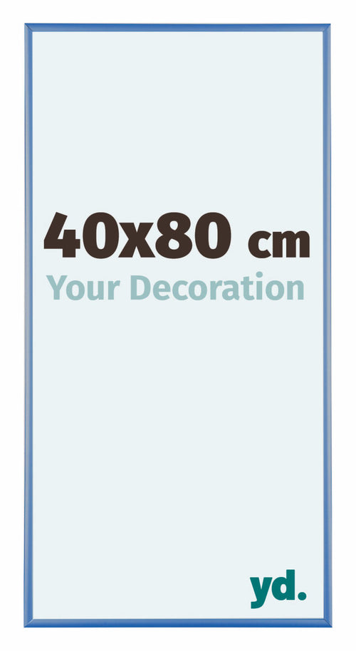 Austin Alluminio Cornice 40x80cm Acciaio Blu Davanti Dimensione | Yourdecoration.it
