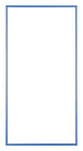 Austin Alluminio Cornice 40x80cm Acciaio Blu Davanti | Yourdecoration.it