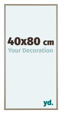 Austin Alluminio Cornice 40x80cm Champagne Davanti Dimensione | Yourdecoration.it